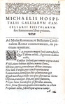 Un grande pensatore politico cinquecentesco: Michel de l'Hospital - Epistolarum seu sermonum - 1592