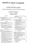 Un classico di diritto romano: Pothier - Le Pandette di Giustiniano - Venezia 1841 (quattro volumi)