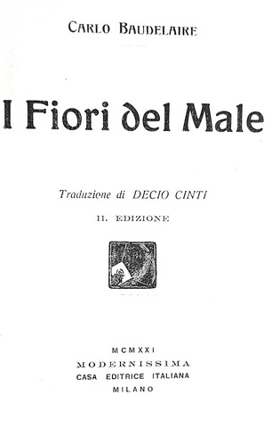 I fiori del male, Charles Baudelaire. Giulio Einaudi editore - ET Classici