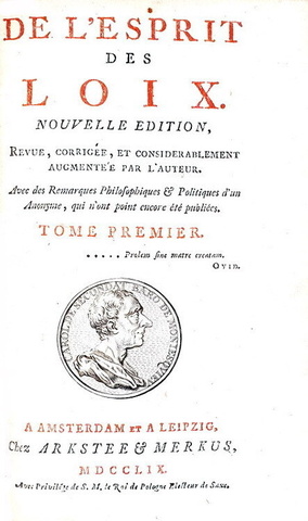 Montesquieu - De l'esprit des loix (& Defense) - Amsterdam 1759 (con 2 belle carte geografiche)