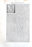 Bolla di Pio V che disciplina la gestione dei prigionieri - Roma, Blado 1571