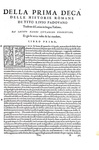 Tito Livio - Le Deche delle historie romane - Venezia, Giunti 1554 (bellissima edizione in folio)