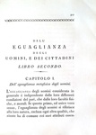 Ayala - Della libert e della eguaglianza degli uomini - 1793 (rara prima traduzione italiana)