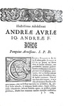 La vita di Andrea Doria: Sigonio - De vita & rebus gestis Andreae Auriae - 1586 (prima edizione)