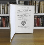 Ponziani - Il giuoco incomparabile degli scacchi sviluppato con nuovo metodo - Venezia 1773 (raro)