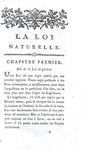 Il giusnaturalismo nel Settecento: Claude Roussel - Loi naturelle - Paris 1769 (rara prima edizione)