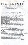 Plinius - Epistolarum libri decem (e altre opere minori) - Lugduni, apud Sebastianum Gryphium 1539