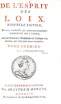 Montesquieu - De l'esprit des loix (& Defense) - Amsterdam 1759 (con 2 belle carte geografiche)