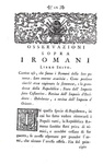 Roma e gli antichi Romani: Mably - Osservazioni sopra i Romani - 1766 (prima edizione italiana)