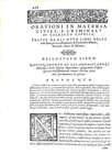 Remigio Nannini - Orationi in materia civile e criminale - Venezia, Giolito 1562 (prima edizione)