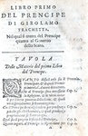 La Ragion di Stato nel Cinquecento:  Girolamo Frachetta - Il prencipe - Roma 1597 (prima edizione)