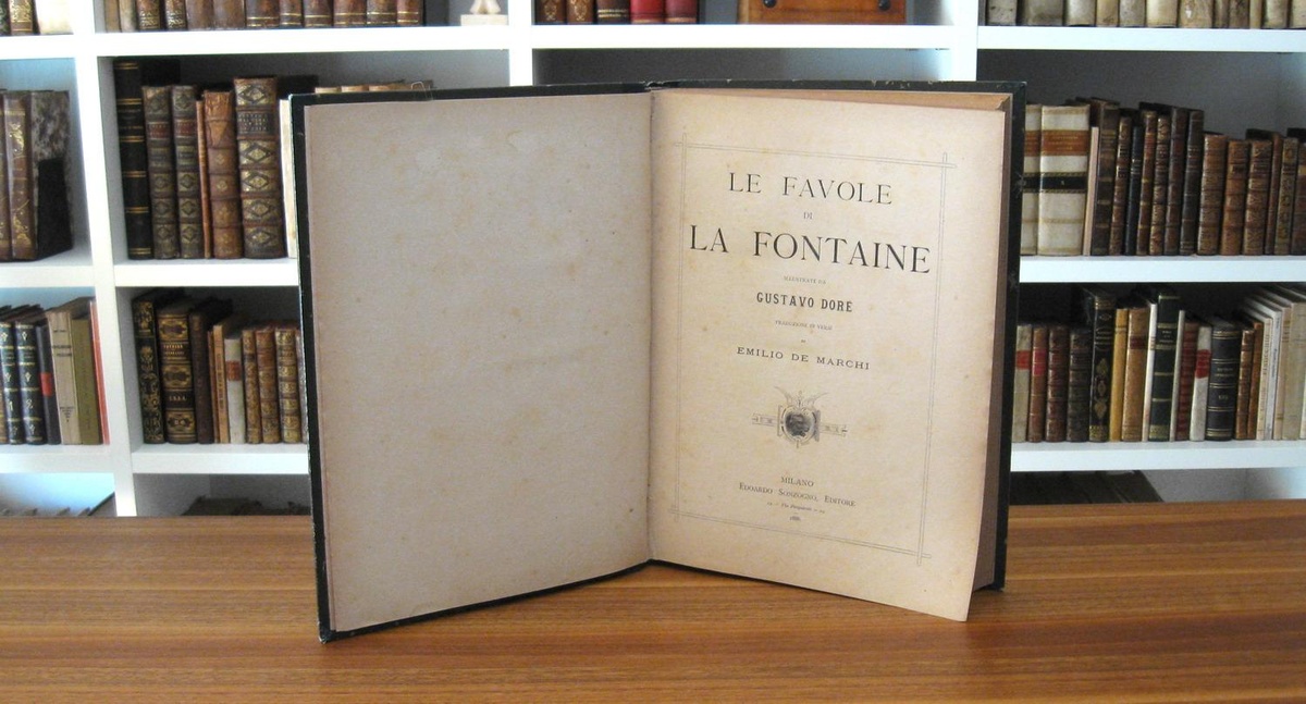 La Fontaine - Le favole - 1886 (prima edizione italiana - decine di  illustrazioni di Gustave Doré)
