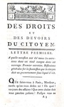 Gabriel Bonnot de Mably - Des droits et des devoirs du citoyen - A Kell 1789 (bella legatura)