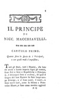 Niccol Machiavelli - Opere politiche (Discorsi sopra Tito Livio e il Principe) - Milano 1797