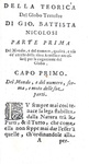 Giovanni Battista Nicolosi - Teorica del globo terrestre - Roma, Manelfi 1642 (rara prima edizione)