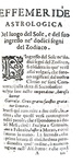 Lunario seicentesco: Nicolas Caussin - Effemeride astrologica et historica opera curiosissima - 1652