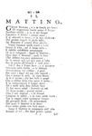 Giuseppe Parini - Il Mattino, il Mezzogiorno, e la Sera. Poemetti tre - Venezia 1774