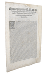 Bolle di Pio IV che disciplina il notariato nello stato pontificio - Roma, Blado 1568