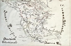 Splendido atlante manoscritto databile 1865/70 (venti carte bellissime geografiche - legatura coeva)