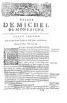 Un capolavoro dell'Umanesimo: Michel de Montaigne - Les Essais - 1657 (rara edizione in folio)