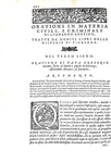 Remigio Nannini - Orationi in materia civile e criminale - Venezia, Giolito 1562 (prima edizione)