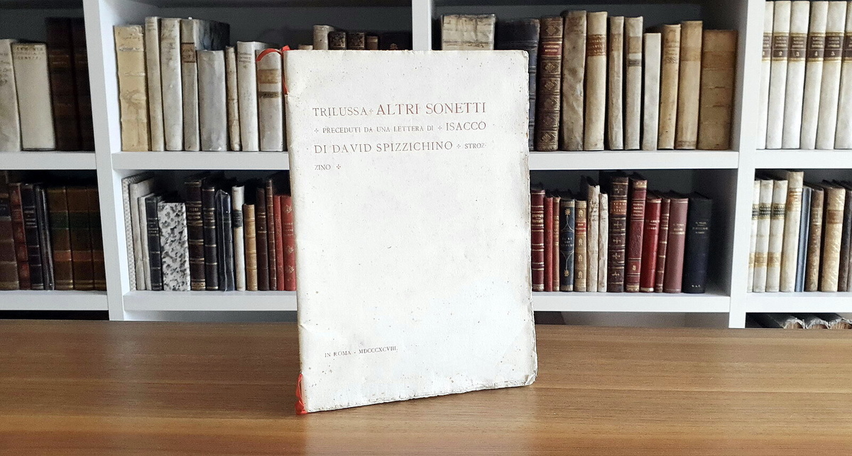 Trilussa - Altri sonetti - Roma, Folchetto 1898 (rara prima edizione ...