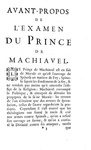 L'Antimachiavelli di Federico II di Prussia: Examen du Prince de Machiavel - A Londres 1741