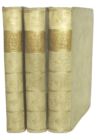 Carli - Delle monete e dell'instituzione delle zecche d'Italia - 1754/60 (rarissima prima edizione)