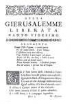 Torquato Tasso - La Gerusalemme liberata con le figure di Bernardo Castelli - 1724 (con 21 tavole)