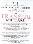 Diritto militare: Fritsch - De transitu militari & De sparsione missilium - 1674 (prime edizioni)