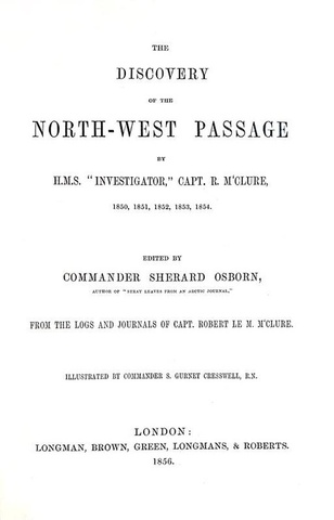 La scoperta del Passaggio a Nord-Ovest: McClure - The discovery of the North-West Passage - 1856