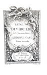 L'Eneide di Virgilio del commendatore Annibal Caro - Parigi 1760 (con 34 incisioni - bella legatura)