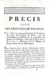 Miscellanea sui Gesuiti: Plaidoyer pour les Jesuites de France - Paris 1761 (11 rare prime edizioni)