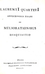 Lorenzo Quartieri - Hermeneuticae legalis libri IV - Pisa 1820 (tre prime edizioni)