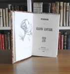 Giacomo Leopardi - Poesie - Napoli, per Francesco Rossi 1849 (Canti, Paralipomeni, Sonetti, Idilli)