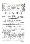 Il diritto naturale nel Settecento: Burlamaqui - Principj del dritto della natura e delle genti 1780