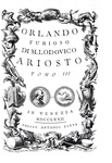 Ludovico Ariosto - Orlando furioso - Venezia, Antonio Zatta 1772 (con 62 magnifiche tavole in rame)