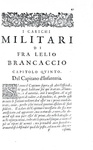 L'organizzazione degli eserciti nel Seicento: Brancaccio - I carichi militari 1610 (prima edizione)