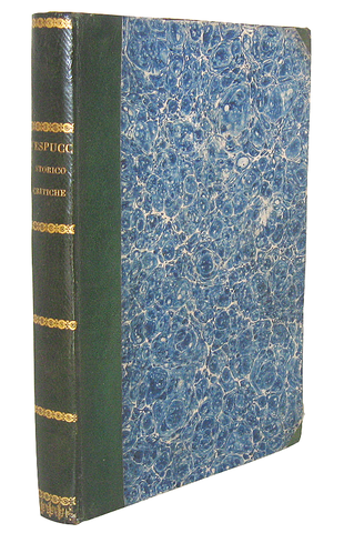 Ricerche istoriche sulle scoperte d'Amerigo Vespucci e sua lettera inedita - 1789 (prima edizione)