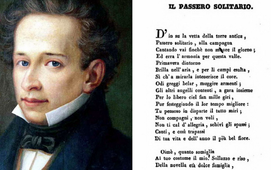 Giacomo Leopardi - Il passero solitario