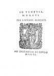 Politica e diplomazia nel Cinquecento: Sperone Speroni - Orationi - Venezia 1596 (prima edizione)