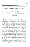 Un capolavoro della scienza politica: Niccol Machiavelli - Il principe - 1802 (edizione rara)