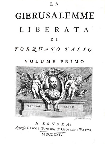 Torquato Tasso - La Gerusalemme liberata con le figure di Bernardo Castelli - 1724 (con 21 tavole)