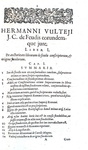 Il diritto feudale in Germania:  Hermann Vultejus - De feudis libri duo - Francofurti 1629