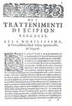 I giochi nel Cinquecento:  Bargagli - Trattenimenti, dilettevoli giochi e amorose canzonette - 1592