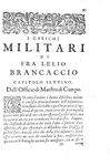 L'organizzazione degli eserciti nel Seicento: Brancaccio - I carichi militari 1610 (prima edizione)