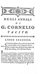 Tacito - Opere (Annali, Storie, Germania, Vita di Agricola) - Parigi 1760 (bella legatura coeva)