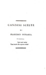 Francesco Petrarca - Rime scelte - Londra, presso T. Becket, 1801 (edizione rara)