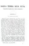 Jules Verne - Dalla terra alla luna. Tragitto diretto - Milano 1874 (unica traduzione autorizzata)