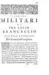 L'organizzazione degli eserciti nel Seicento: Brancaccio - I carichi militari 1610 (prima edizione)